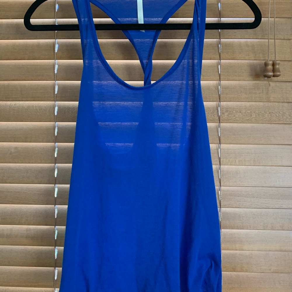 Royal blue women’s tank top
